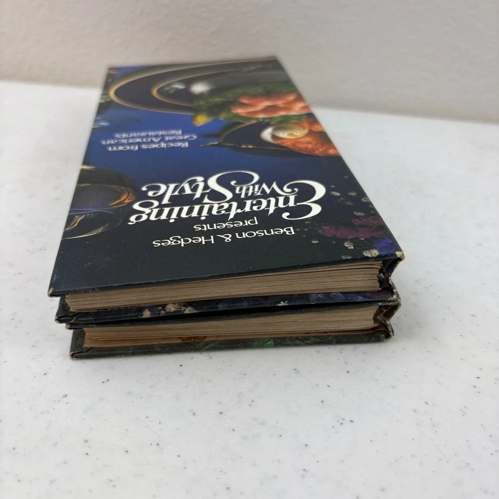 VTG Benson & Hedges 2 Cookbooks 100‎ Recipes from Great American Restaurants